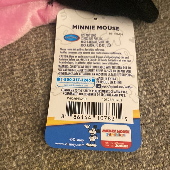 NEW Disney JuniorMinnie Mouse 17” Plush - Picture 5 of 5